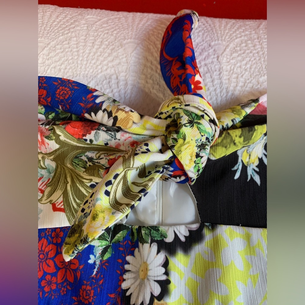 ASOS Multicolor Floral Patchwork Dress - Picture 4 of 6